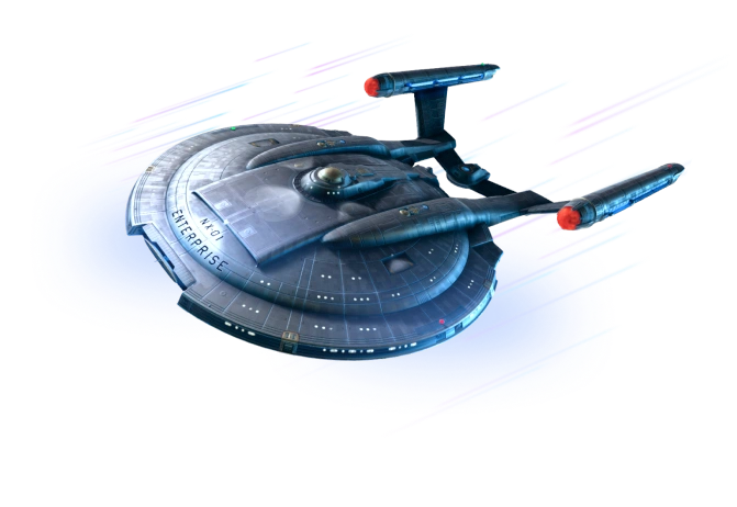 Star Trek Fleet Command ornament ship