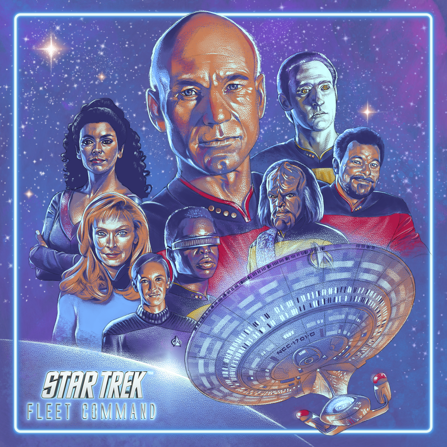 Star Trek Poster by Liza Shumskaya