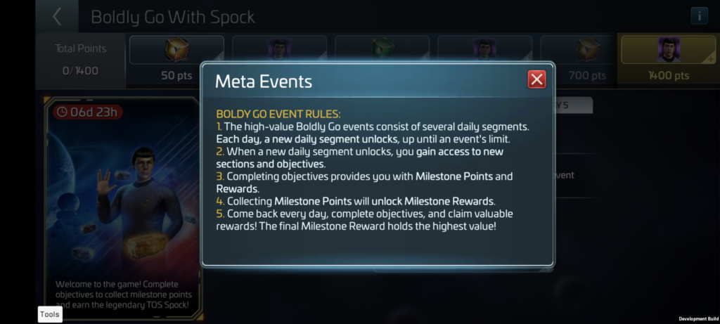 X-day meta event tooltip