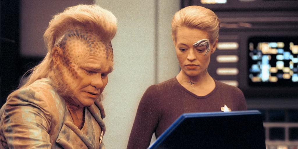 Neelix and Seven of Nine